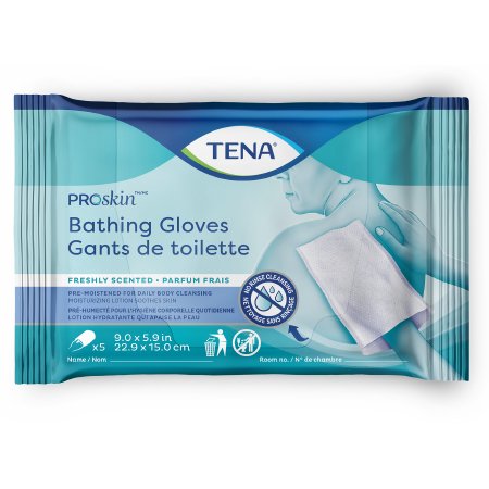 Rinse-Free Bathing Glove Wipe TENA® ProSkin™ 5 count